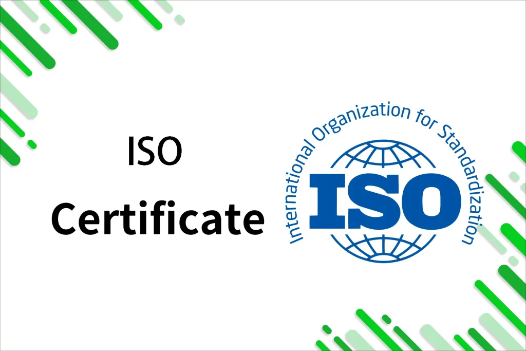 Iso certificate