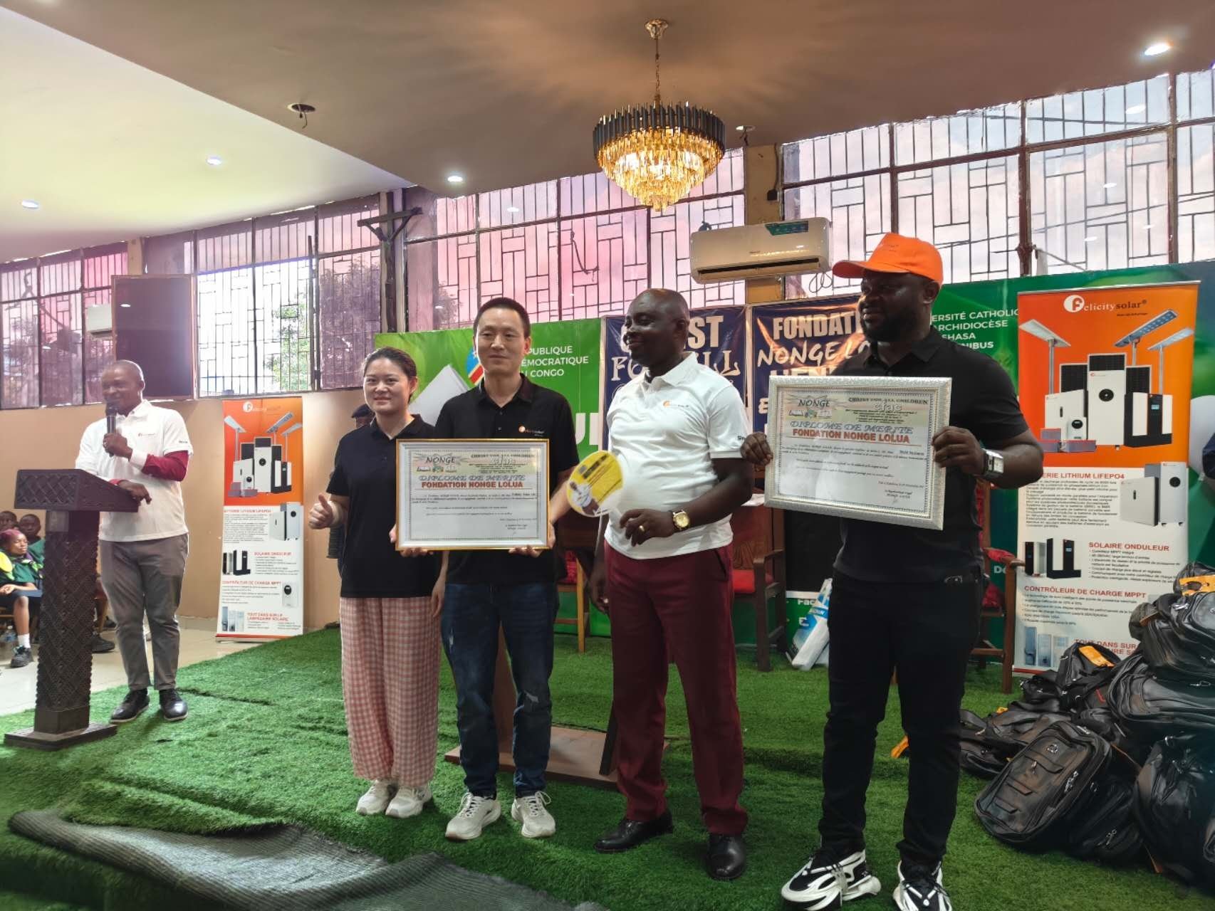 Felicity Solar Congo Donation Campaign 1