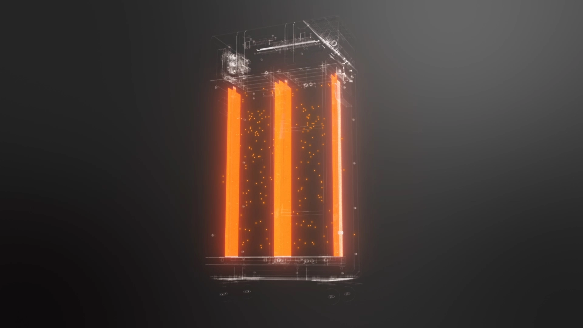 Built-in heating module internal structure
