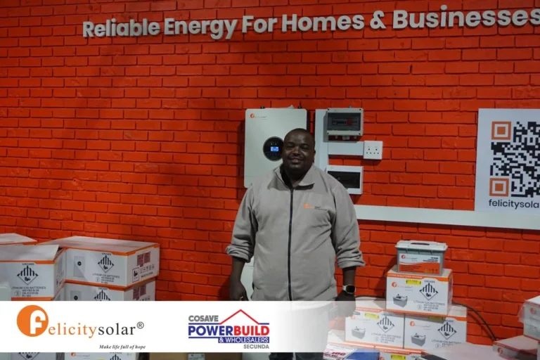Felicitysolar Connects With Secunda Community