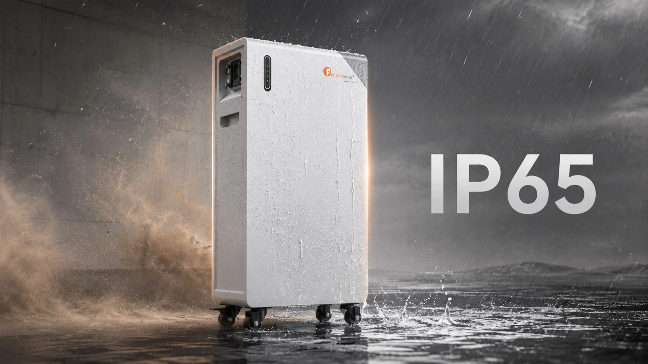 IP65 outdoor-ready design