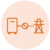 Built In Limit Function To Prevent Excess Power From Feeding Back To The Grid