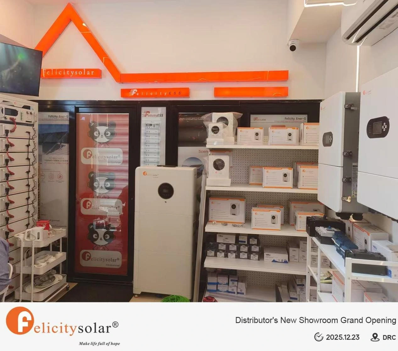 Felicitysolar Showroom In Kinshasa 2