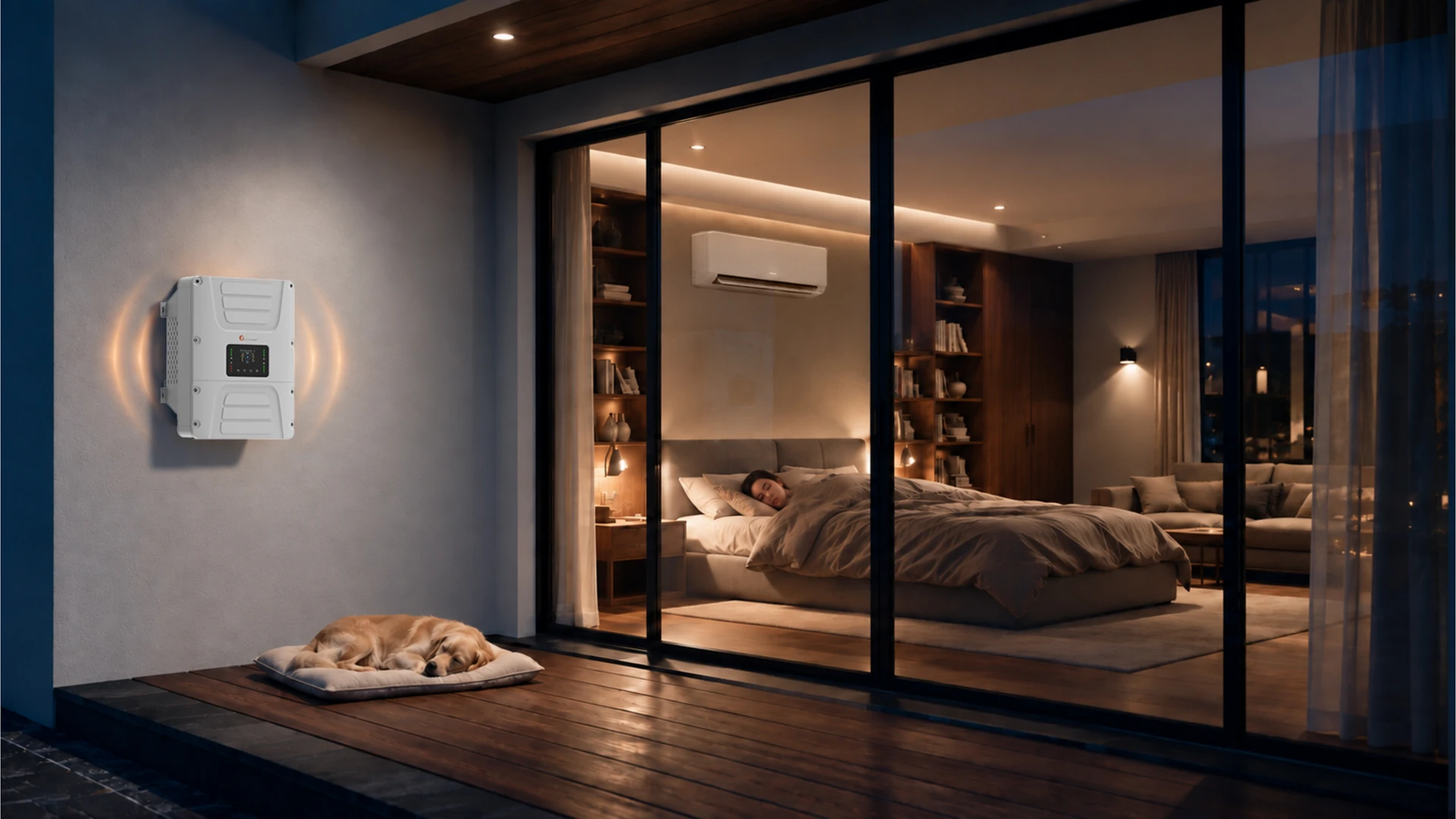 Quiet IVAM operation in a residential environment